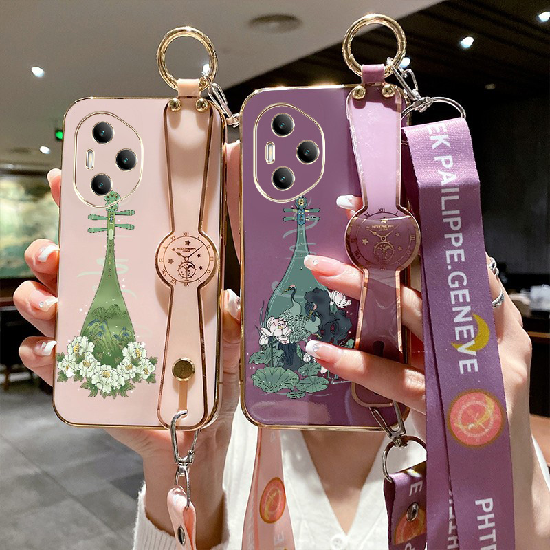 适用荣耀 300ultra手机壳amp-an1o斜挎式AMP-AN10腕带支架保护套全包防摔可斜背肩挎