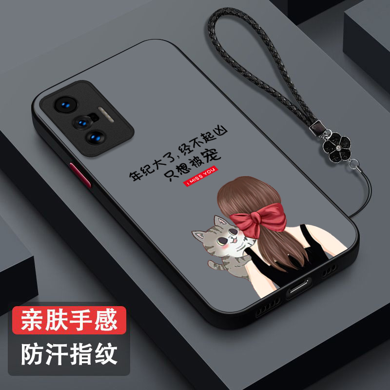 适用vivo X70手机壳V2132A女神气质风。viovx70保护套V2l32A全包vovi防摔vlvox70女款x7o磨砂半透明奢华