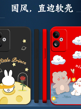 适用oppo A1s手机壳PJB110卡通欧珀A1s可爱0ppoA1s红色PJBl10软壳0pp0als保护套OopoΑ1s全包防摔小熊小兔