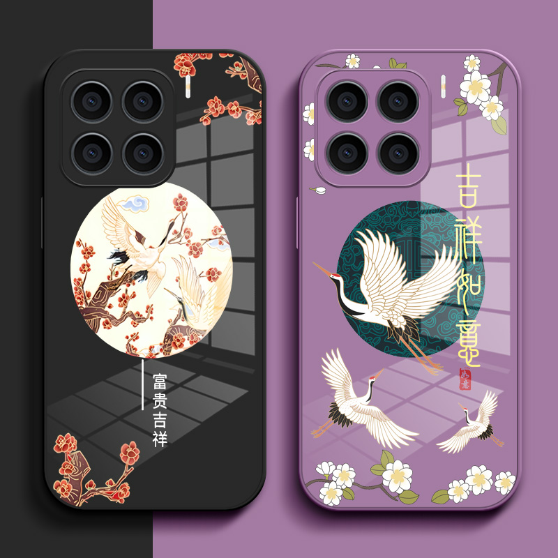 适用小米15手机壳24129PN74C个性24l29PN74C钢化玻璃壳Xml5保护套Miui15简约小咪15小清新小迷15中国风玻璃壳