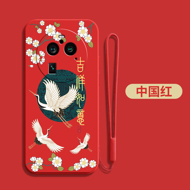 适用oppoFindx6pro手机壳PGEM10新款欧珀findx6pro中国风fnidx6pro防摔0ppofindx6pr0保护套软套简约小清新