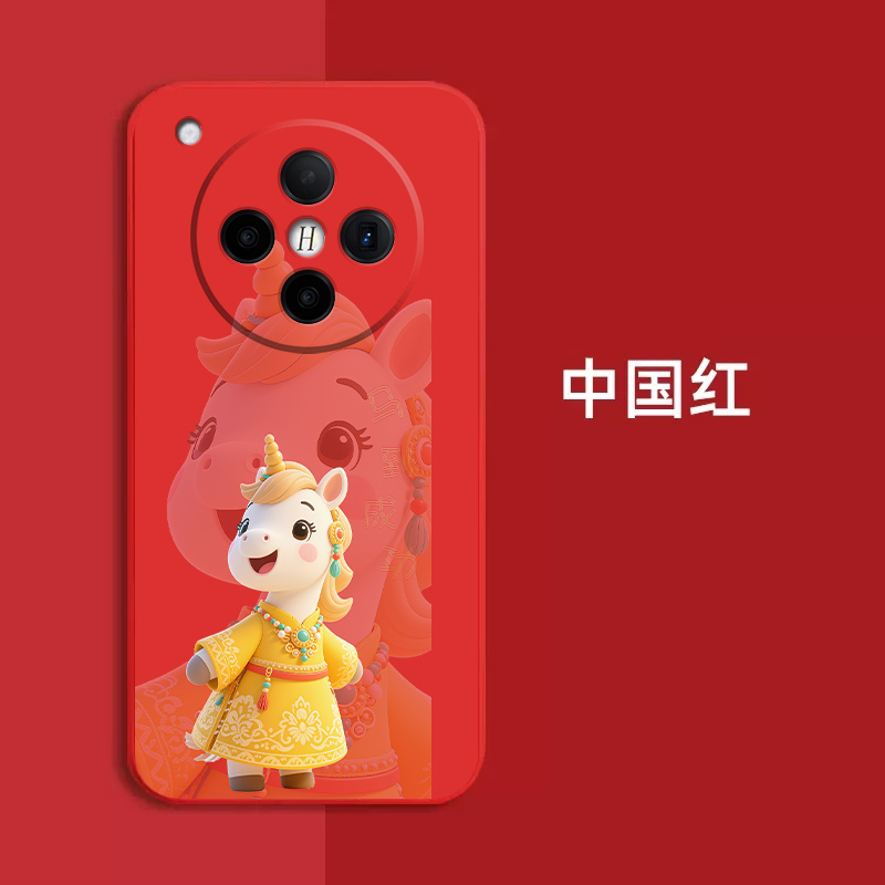 适用oppo Findx8pro手机壳PKC110红色PKC1l0新款0ppofindx8pr0保护套欧珀findx8pro全包防摔时尚软壳马年