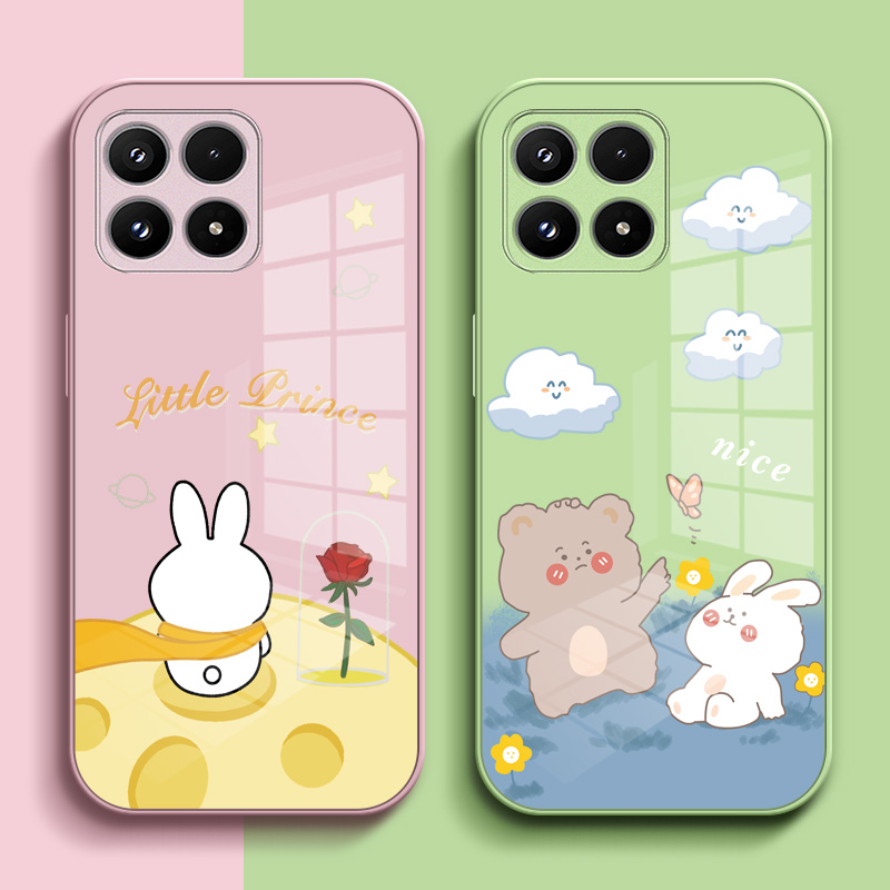 适用小米17手机壳25113PN0EC可爱女孩外套全包外壳玻璃套子保护套卡通