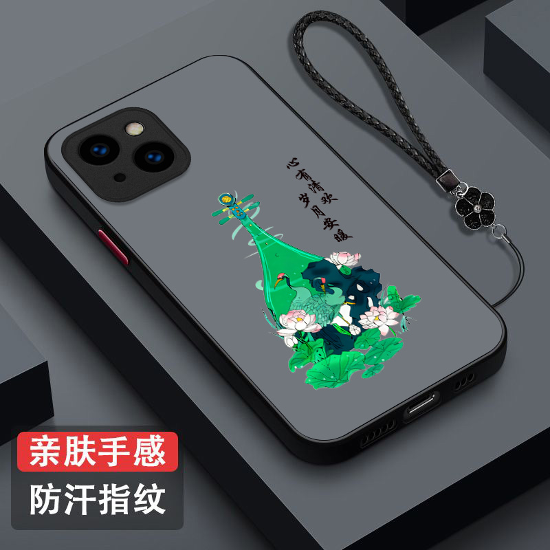适用iphone 15手机壳A3092中国风平果15保护套Ihone15全包iPh0ne15防摔PgL5国潮苹果l5小清新奢华高级感