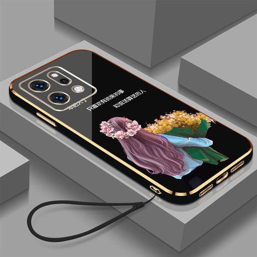 适用oppoReno14pro手机壳PKZ110女款Rneo14pr0全包reon14pro带挂绳PKZ1l0新款保护套软壳硅胶防摔高颜值
