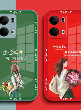 适用oppo Reno13pro手机壳PKK110钢化玻璃壳0pp0rneo13pr0新款Ren013pro保护套PKK11o全包女款奢华高级感