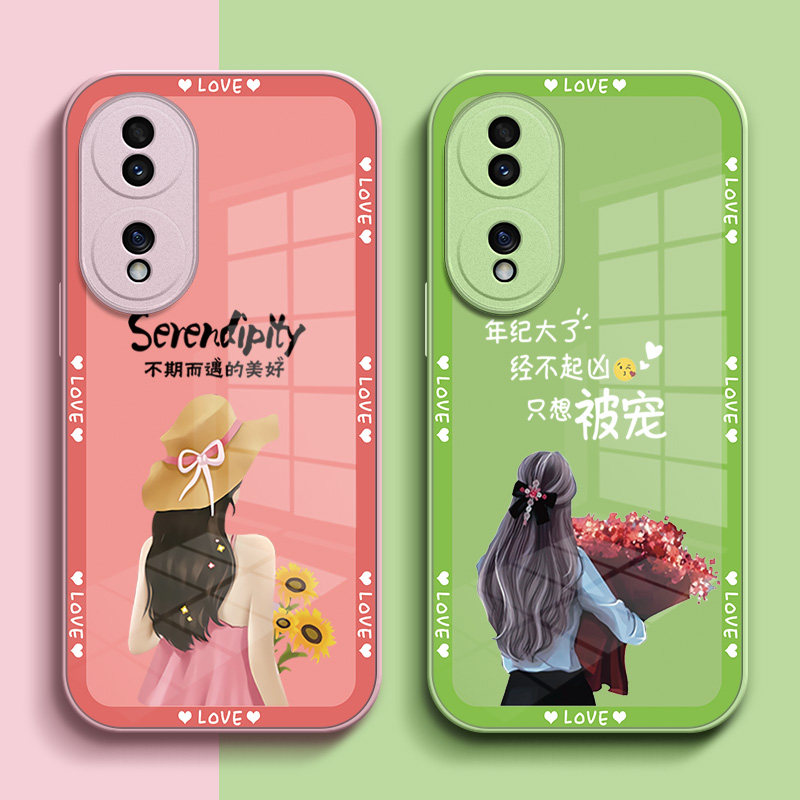 适用荣耀 70手机壳FNE-AN00玻璃壳huawei硬壳FNE-AN0o女款HONOR7o保护套h0n0r70全包honor70奢华70高级感