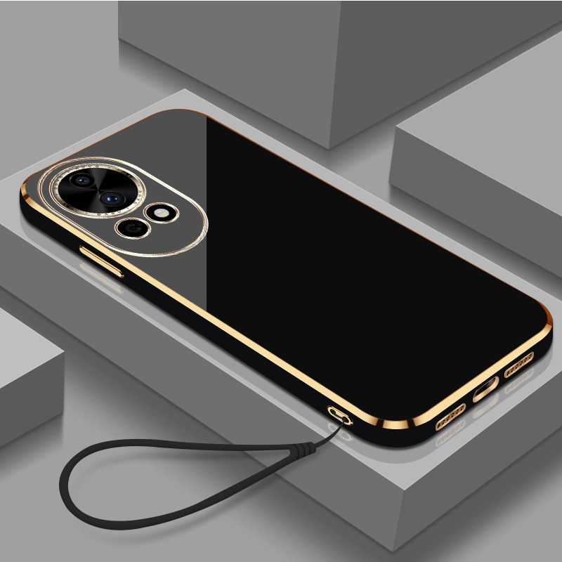 适用华为nova13手机壳BLK-AL80纯色noval3新款化为novα13保护套hw n0va13全包防摔电镀软壳简约nv13女款男款