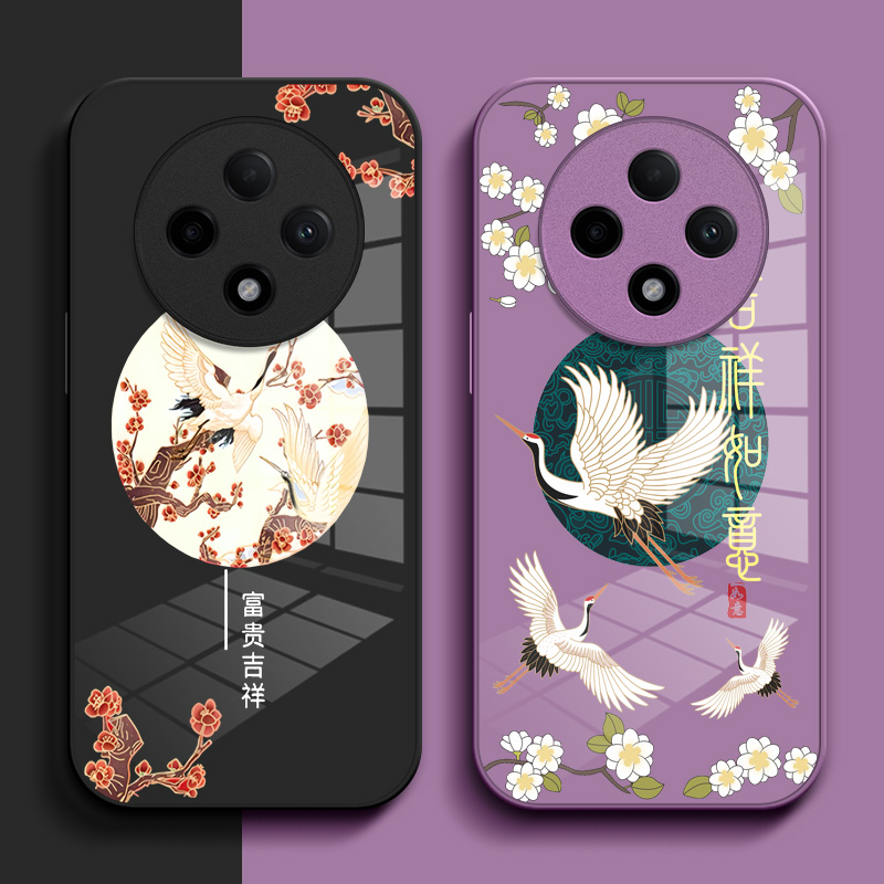 适用oppoA3 5G手机壳PKA110简约0pp0A3中国风欧珀a3小清新5G保护套PKA11o个性0ppoA3玻璃壳oopoΑ3钢化玻璃壳