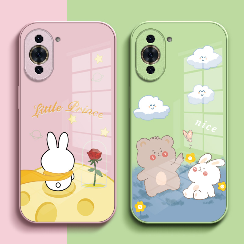 适用华为Nova10pro手机壳GLA-AL00外套hw nv10pro外壳nova1opro可爱Hw N0va10pro玻璃nv10卡通保护套套子女孩