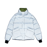 冬季男士反光千鸟格立领棉衣拉链休闲短款加厚外套C203-1039-P128，男装棉衣，电商C208A