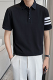抖音短袖Polo衫夏季男士袖子拼色t恤C203A-8805-P58，男装T恤，电商C208A