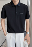 2025夏季新款男士翻领Polo衫时尚休闲短袖t恤C203A-8802-P58控78，男装T恤，电商C208A