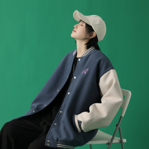 棒球服女春秋2025新款宽松百搭棉服短款飞行员夹克外套女3004图片