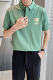 2025夏季青年男士翻领Polo衫轻熟风抖音直播高品质短袖T恤男8803，男装T恤，电商C208A