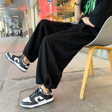 2025春夏季卫裤男潮华夫格薄款宽松束脚九分裤子休闲长裤6635，男装休闲裤，电商C208A