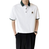 青年男生夏季短袖Polo衫轻熟风抖音直播高品质刺绣t恤C203A-8827，男装T恤，电商C208A