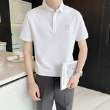 夏季男士新款短袖体恤时尚潮流商务男装绣花Polo衫C203A-8816-P58，男装T恤，电商C208A