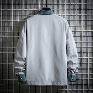 日系大码白墙挂拍秋季夹克宽松工装休闲外套男C203A-5068-P60控88图片