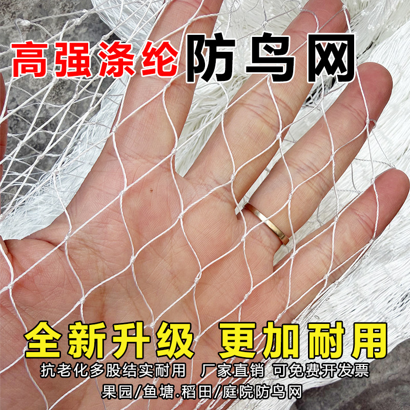 大棚防风口果园防鸟网高强合股涤纶线果树户外鱼塘养殖涤纶防护网,农机/农具/农膜,农用防鸟网,淘宝优惠券,粉丝福利购,淘宝优惠卷