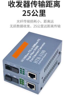 光纤收发器NetlinkHTB3100，单模单纤光纤收发器，