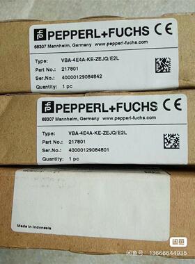 全新原装进口倍加福模块VBA-4E4A-KE-ZEJQ/E2
