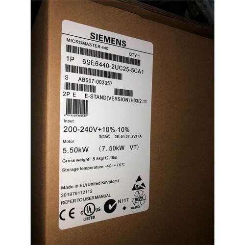 变频器6se6440-2ac23/2u5