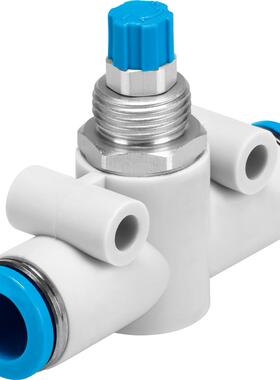 全新德国FESTO节流阀GR/GRO-QS-4-6-8-10-12-16 费斯托单项管