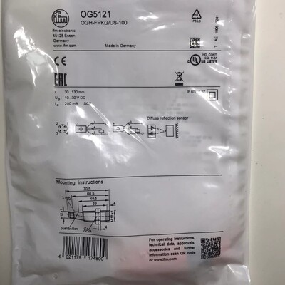 IFM易福门OG5121接近开关 库存现货正品全新 现货议价