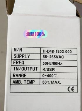 台湾HTECH温控仪H-D48-1202温控仪+温控器，全新