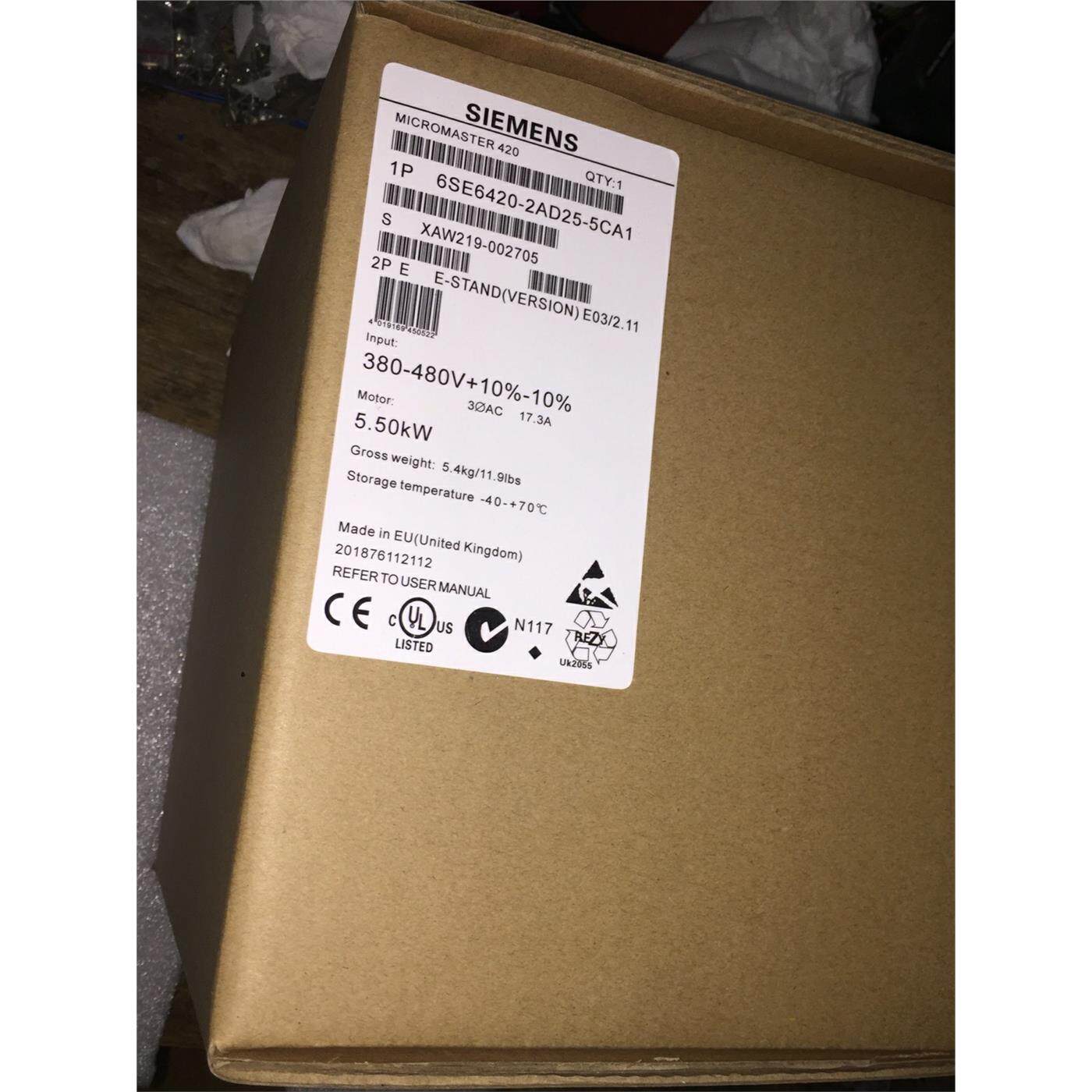 变频器6SE6420-2AD25CA1