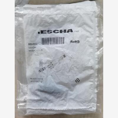 ESCHA艾查8004832 M8四芯公插头库存现货正品30元/