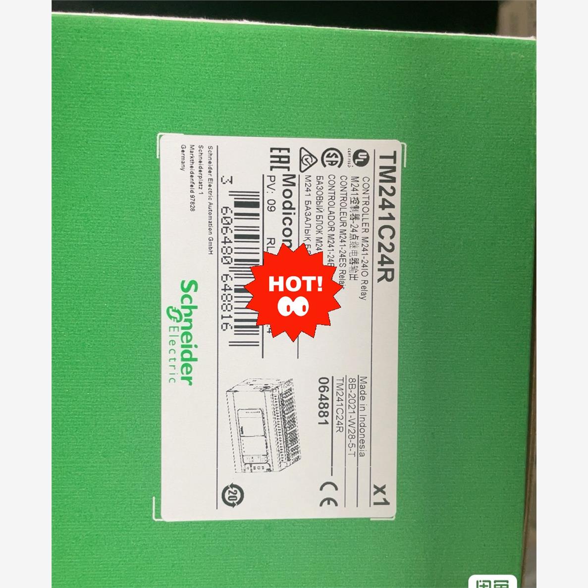 施耐德PLC TM241C24R 全新库存现货现货供应议价