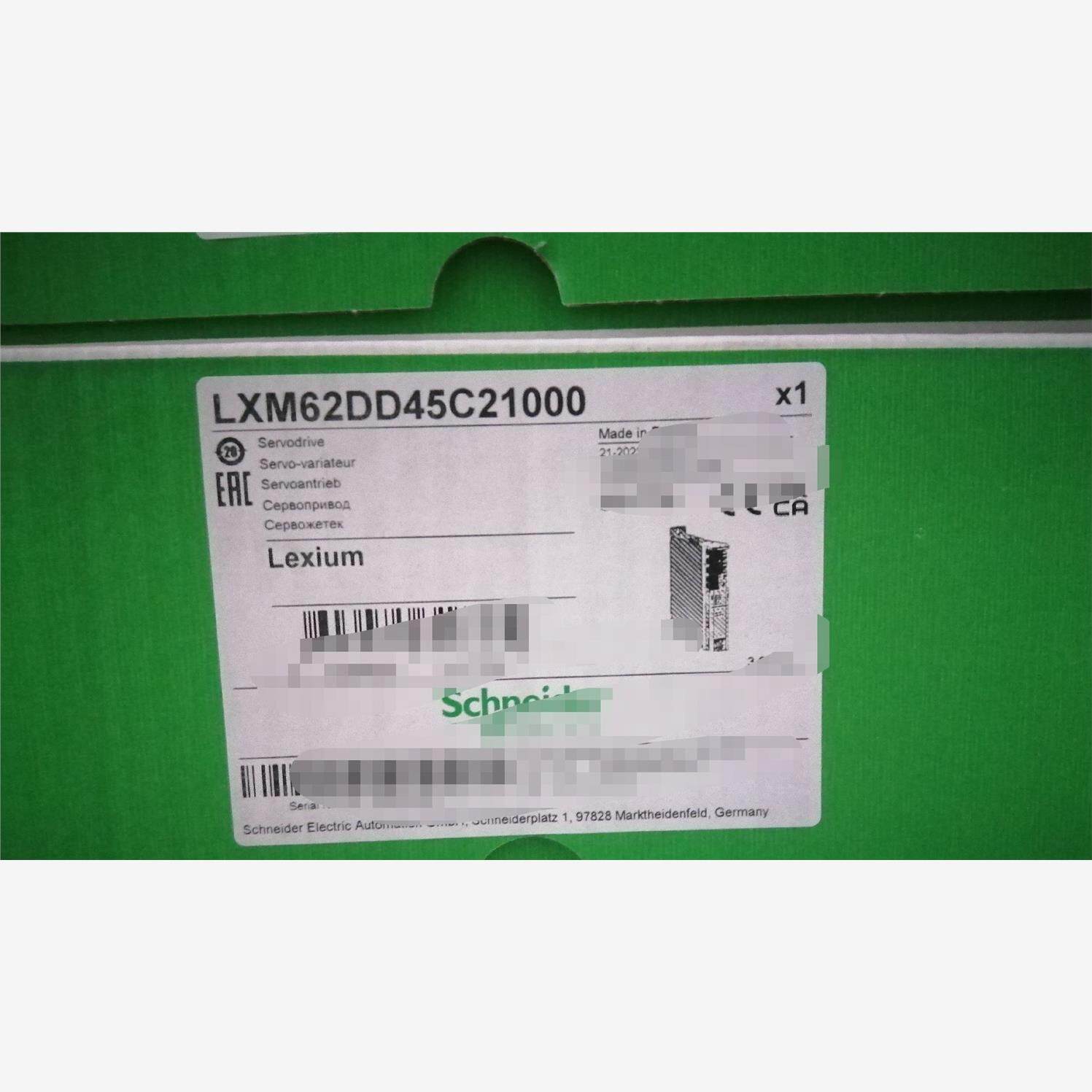 施耐德单轴驱动器 LXM62DD45C21000全新库存现货原厂议价