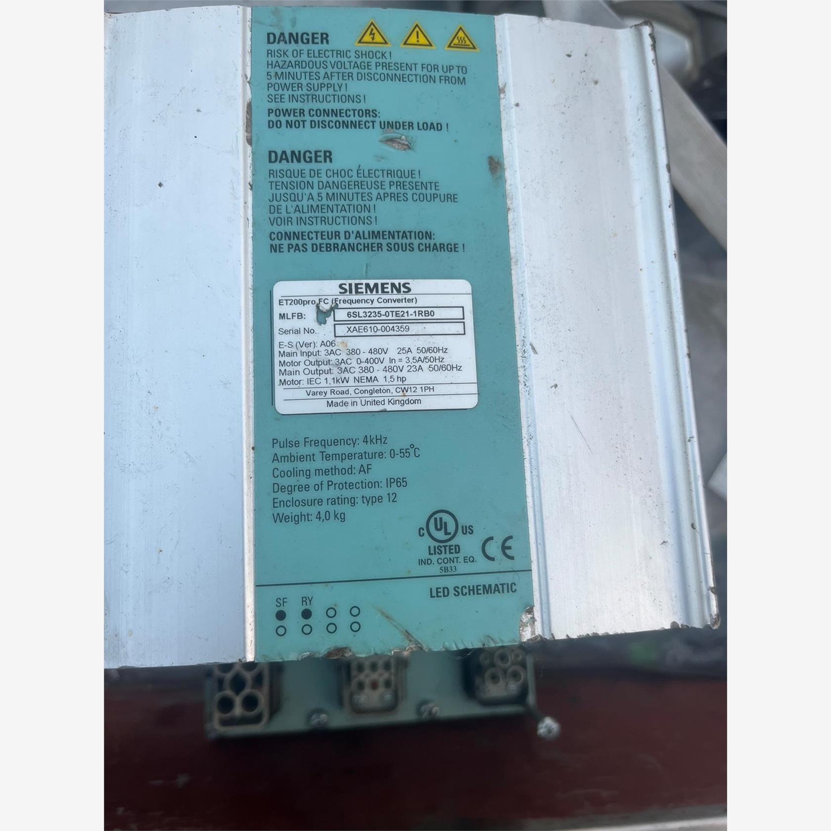 6sl3235-0te21-1rb0 拆机件.不会测试配件出议价