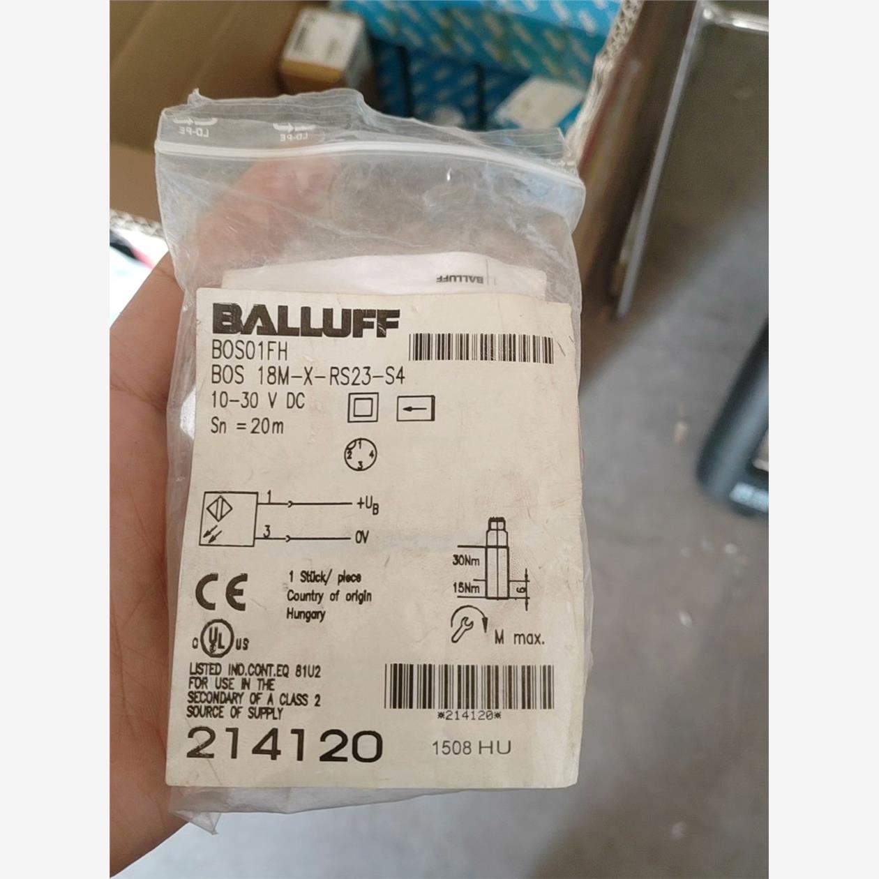 巴鲁夫光电传感器BOS01FH  BOS 18M-X-RS2议价