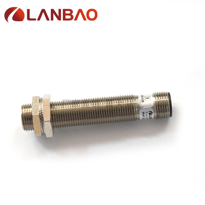 上海兰宝PR12-BC15DPO-E2漫反射传感器15cm常开插件 金属光电开关