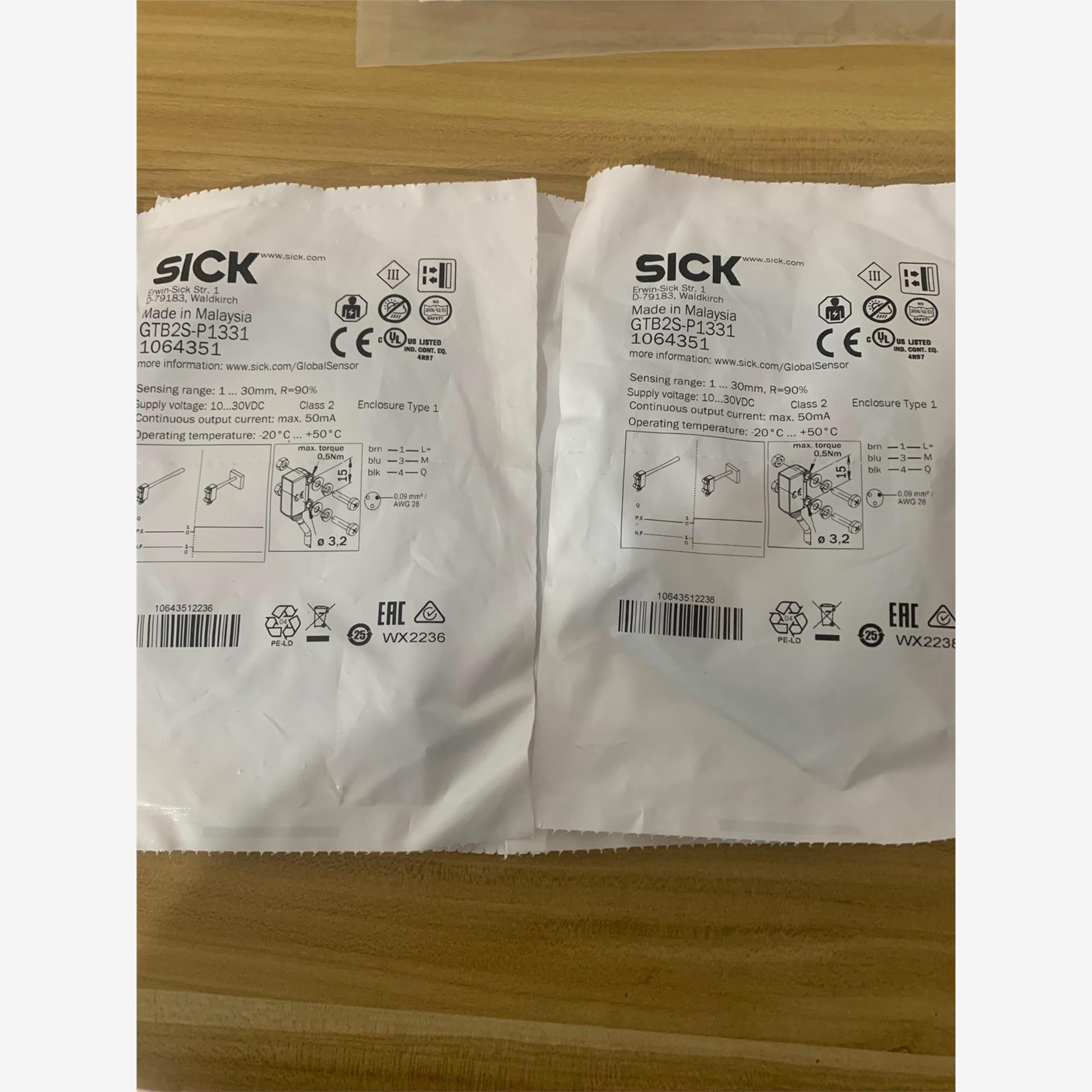 全新包装德国SICK西克GTB2S-P1331货号10643议价