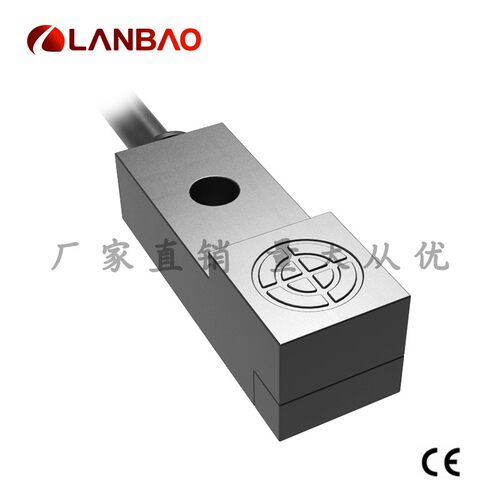 上海兰宝LE08SN25DNO电感传感器三线非埋2.5mm 塑料方形接近开关