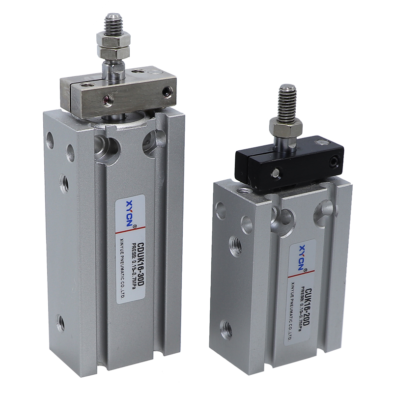 自由安装气缸CDUK32/6/20/25/10-5D-10D-15D-20D-25D-30D杆不旋转