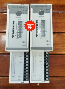 拆机正品图尔克BL20-E-GW-DP，型号6827250，