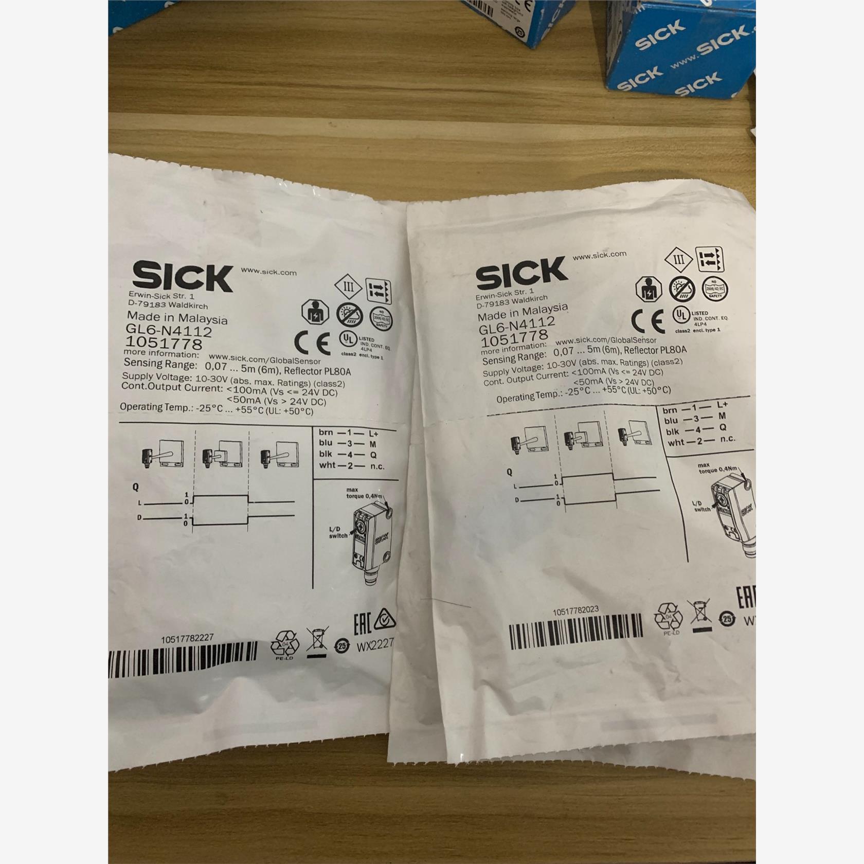 全新包装德国SICK西克GL6-N4112货号1051778议价