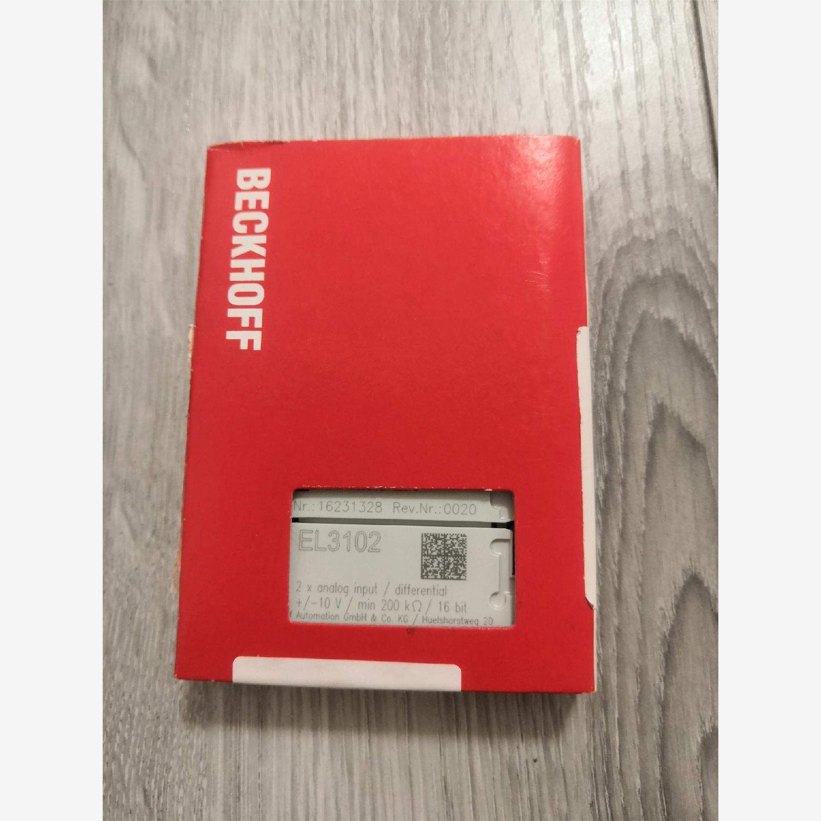 倍福全新正品模块EL3102,全新原包未拆封，2023年16议价