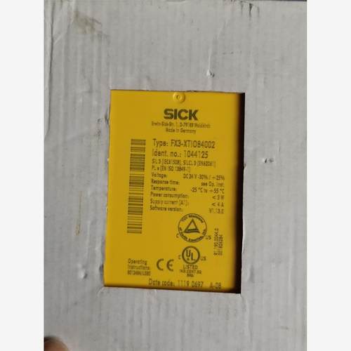 全新库存现货施克SICK安全继电器FX3-XTIO84002 F议价