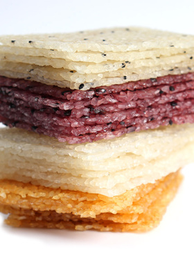 贵州独山米扁 黔南土特产手工生的糯米锅巴自己炸半成品散装荔波