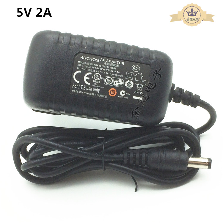 5.0V2.0A电源适配器ARCHOS光端机光纤收发器考勤机无线路由5V2A