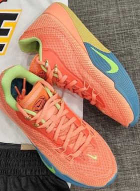 Nike耐克ST Flare篮球鞋男低帮透气橙色实战篮球鞋HF0232-602
