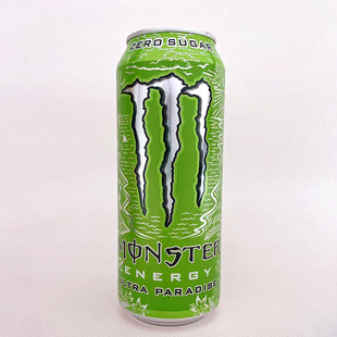 荷兰进口Monster魔爪无糖超越仙境500mlx4罐能量型维生素功能饮料