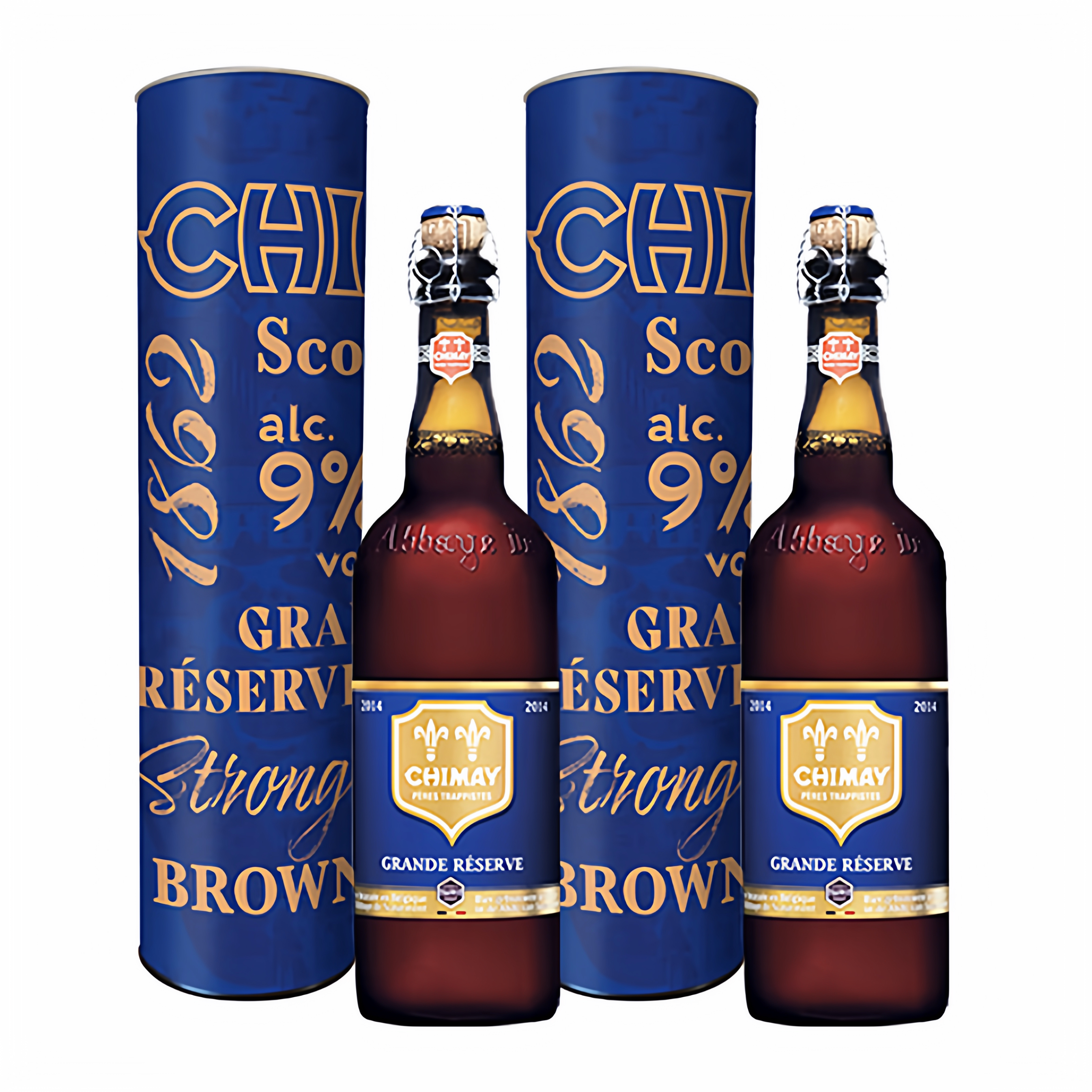 智美Chimay蓝帽啤酒修道士精酿750mlx2瓶 比利时进口四料艾尔啤酒