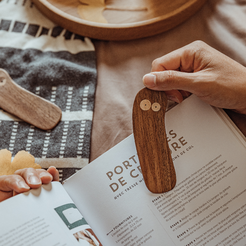 教师节节日文创礼品送老师同学独特好物精美定制刻字原木可爱书签